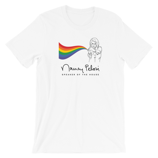 Nancy Pelosi Pride Rainbow Tee 